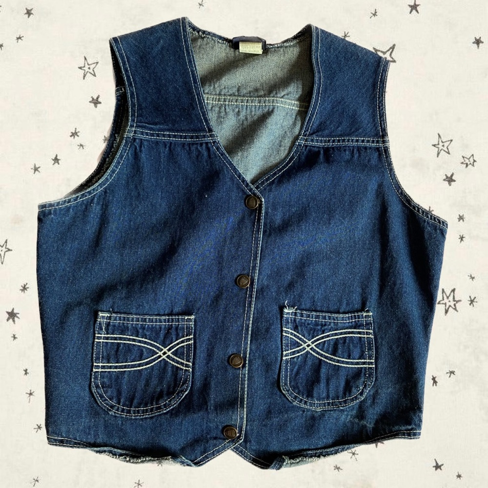 Capital Pants denim vest 🧵